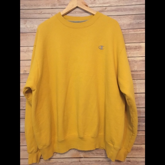 Champion Sweatshirt XL Yellow ECO